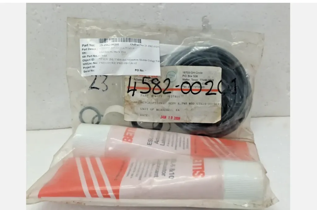 Bettis Emerson 127911 Service Kit PWR Mod G3X14-00 Rev 2 New Sealed