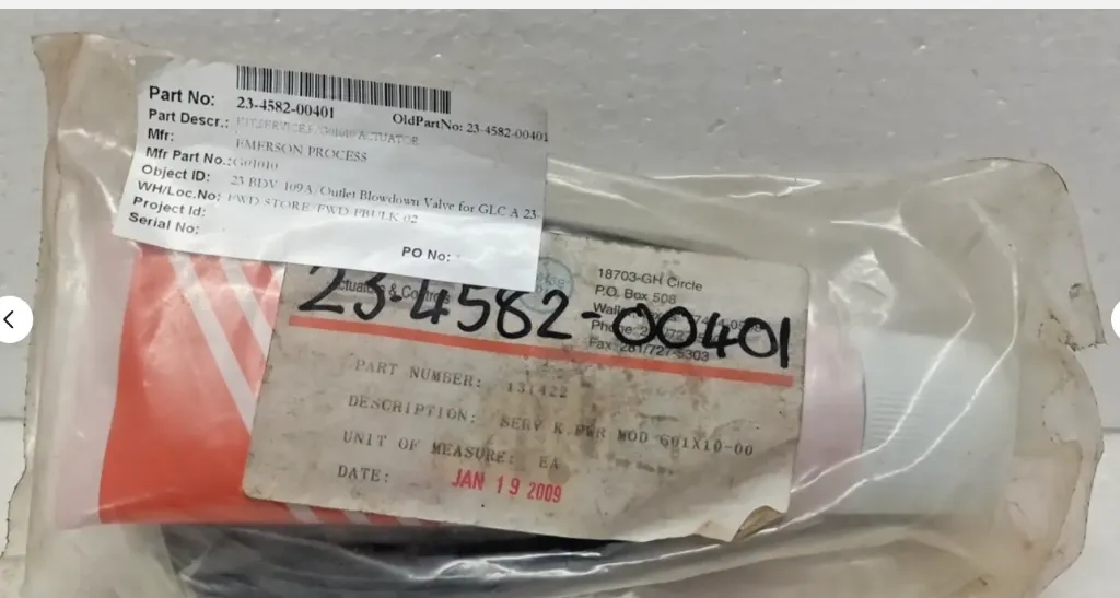 Emerson Bettis 131422 Service Kit PWR MOD G01X10-00 Emerson Bettis 131422