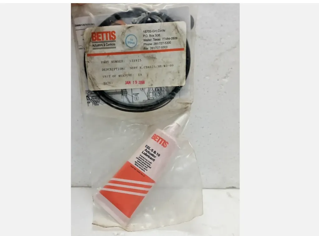Emerson Bettis 131825 Service Kit CBA525/SR/M3-00 Emerson Bettis 131825