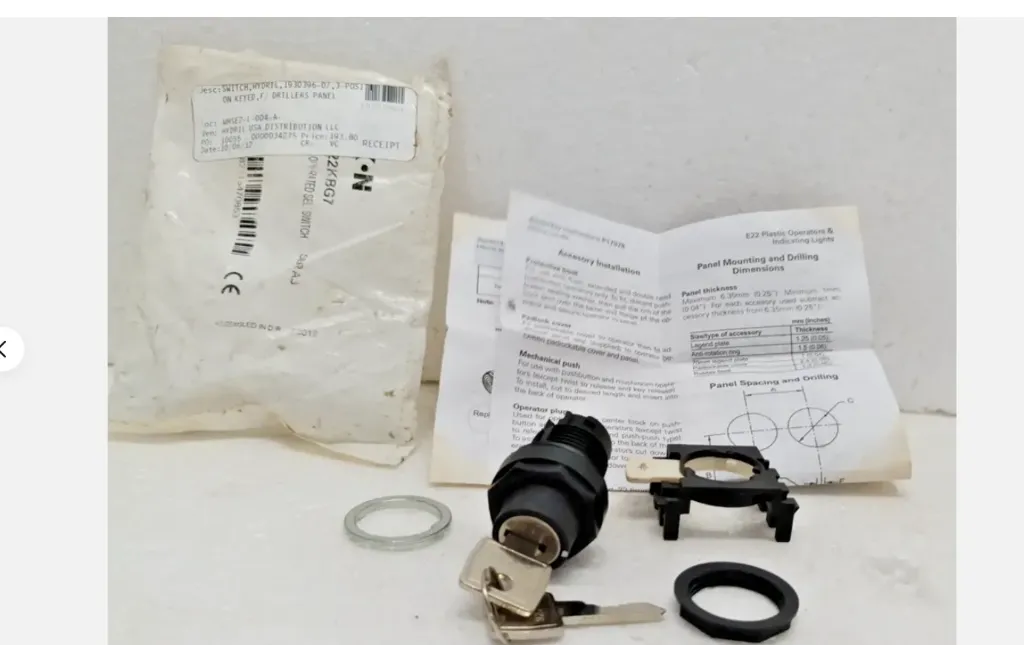 Eaton E22KBG7 Key Selector Switch Eaton E22KBG7 Key Selector Switch
