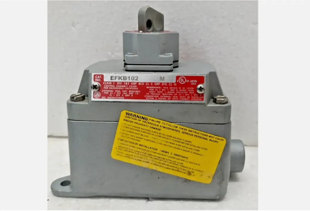 Appleton EFKB102M Explosion Proof Control Station Switch New without box