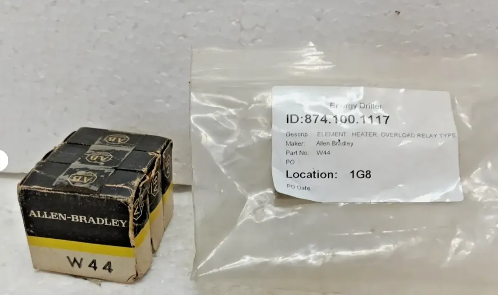 Allen-Bradley W44 Heater Element Overload Relay Type Lot of 3 pcs