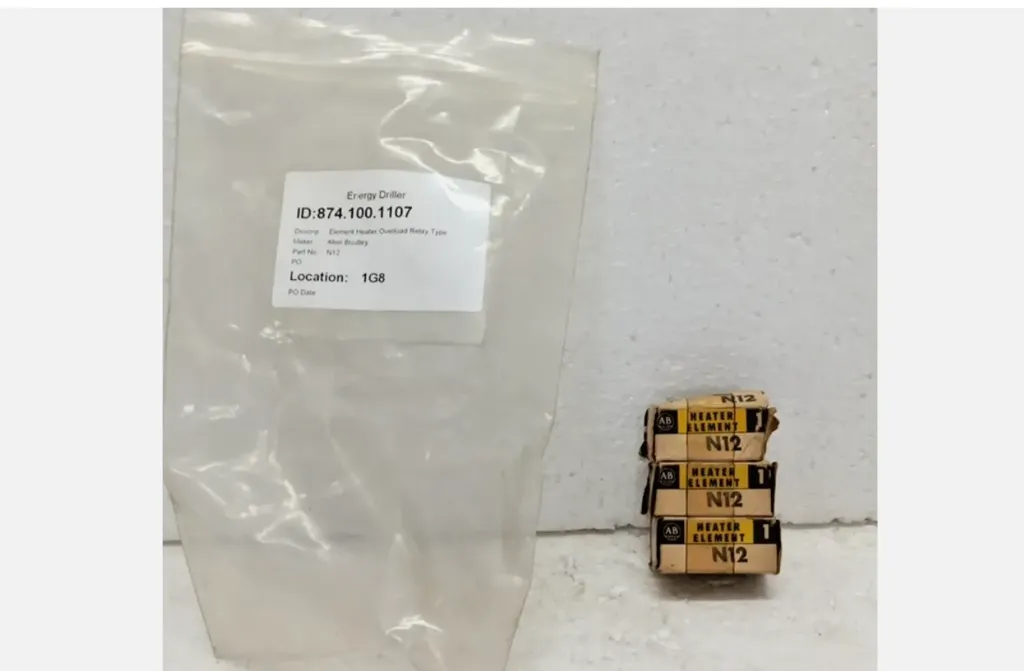 Allen Bradley N12 Heater Element Overload Relay Type Lot of 3 New