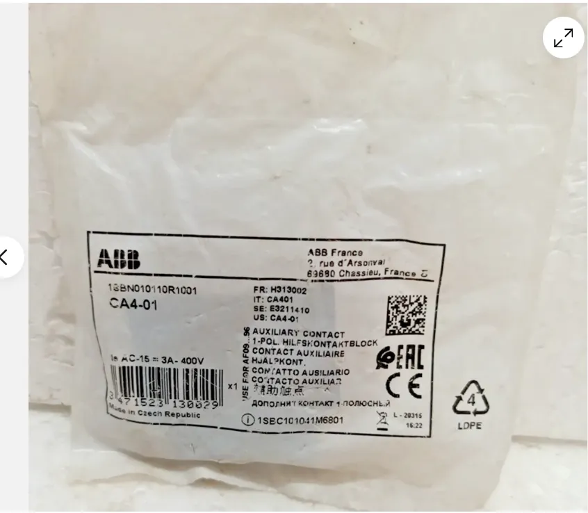 ABB  1SBN010110R1001 CA4-01 Auxillary Contact Free Fast Shipping