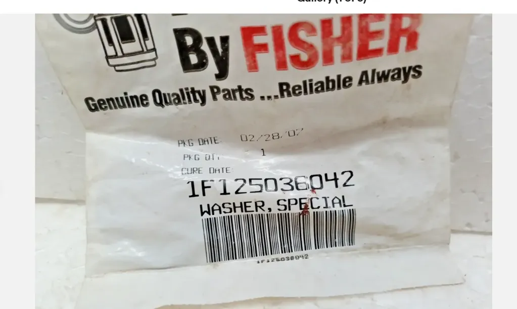Fisher 1F125036042 Washer Special New Free Expedite Shipping