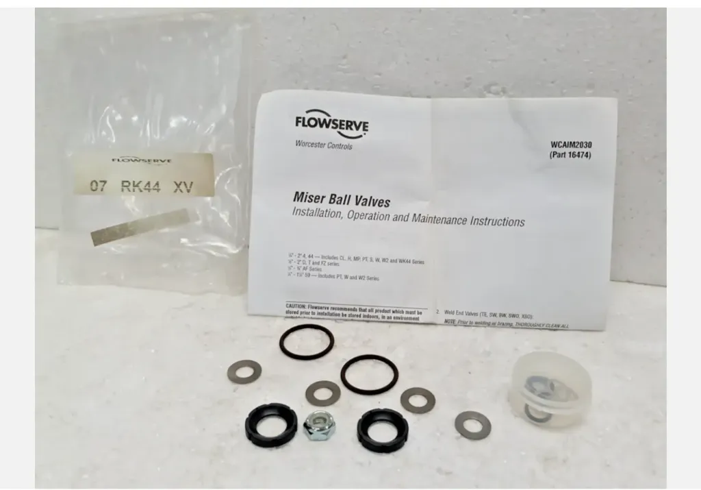 Flowserve WCAIM2030 Miser Ball Valves  07 RK44 XV Repair Kit Flowserve Worcester