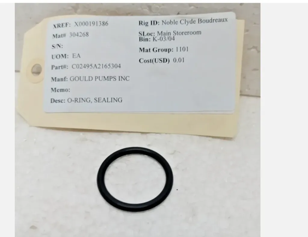 Gould C02495A216-5304 Gould C02495A2165304 Gould Pump Inc O ring
