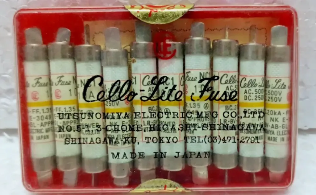Cello Lite Fuse NC1 10 A Utsunomiya Electric Lot of 10 Pcs Free Expedite Shippin