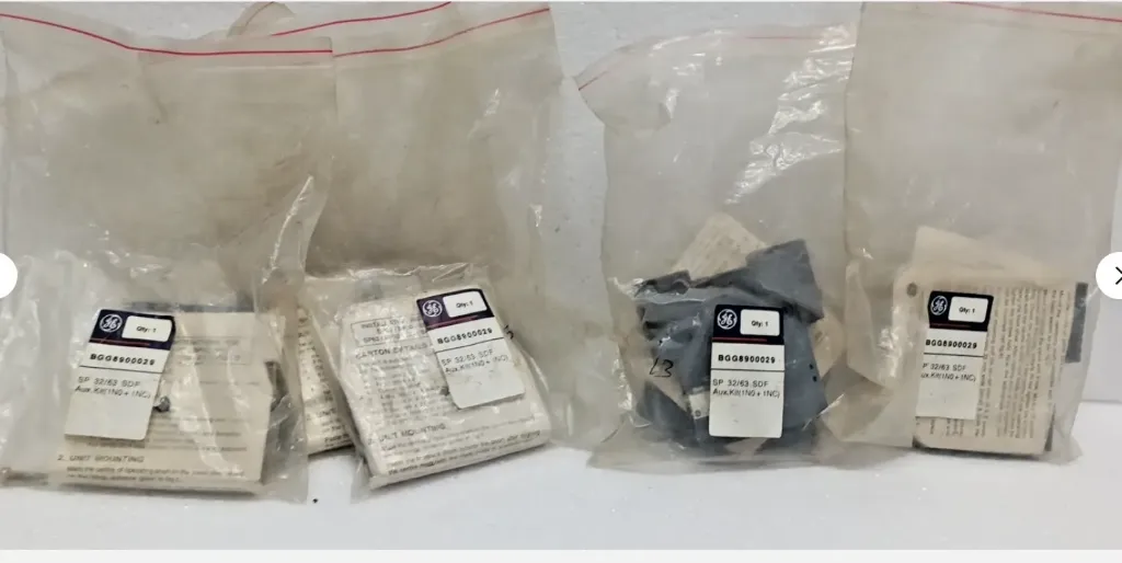 GE BGG8900029 General Electricals  BGG8900029 Aux. Kit (1NO+1NC) Lot Of 7 Pcs