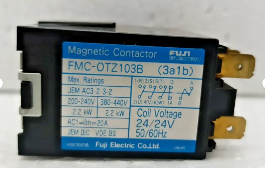 Fuji Magnetic Contactor FMC-OTZ103B (3a1b) Fuji Magnetic Contactor FMC-OTZ103B