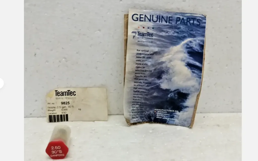 Danfoss 2.50 30 S TeamTec Art No. 9825 Nozzle 2,5 gph, 30 Degree S
