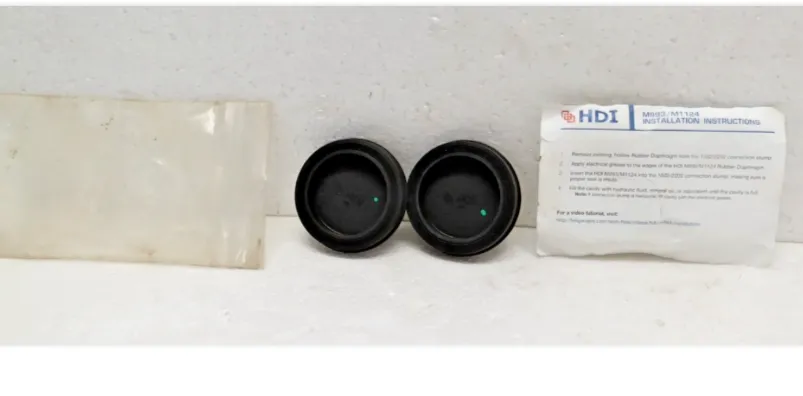 HDI M993 Hollow Rubber Diaphragm Lot of 2 Pcs Free Expedite Shipping