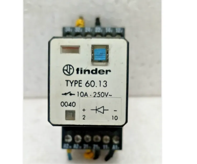 Finder 60.13 Relay Module 10A 250V AC Relay with Base Lot of 7 Pcs