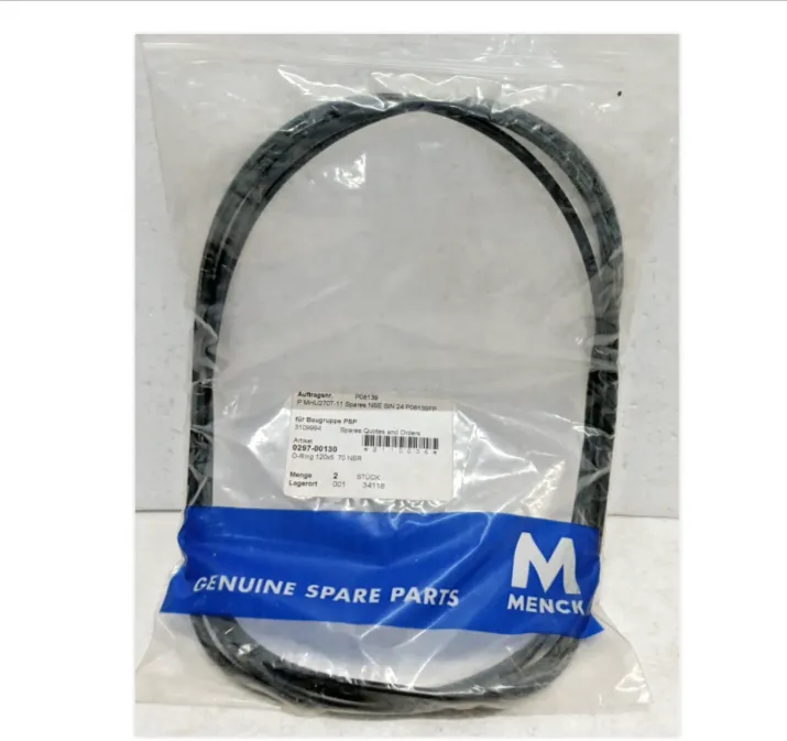 Menck  0297-00130 O-Ring 120x5 70 NBr Genuine Spare Parts Set of 4 Pcs