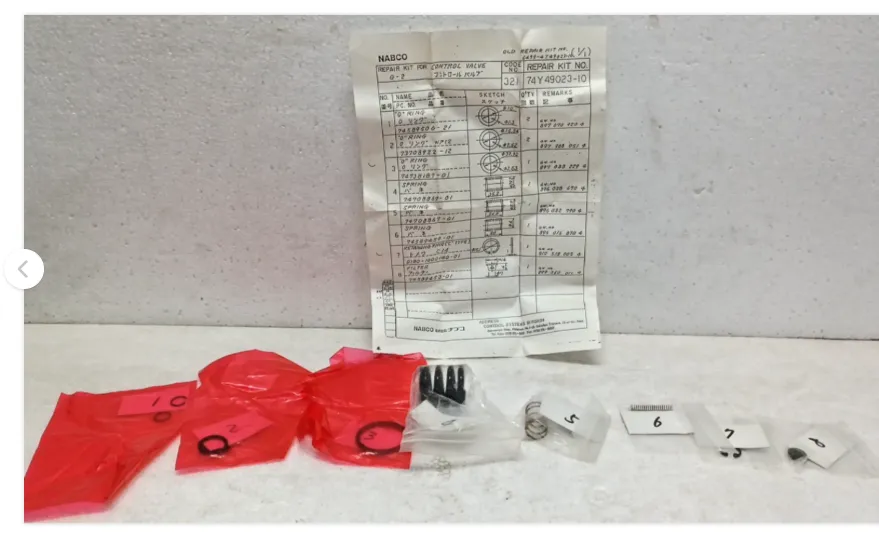 Nabco 74Y49023-10 Repair Kit For Control Valve G-2 Complete Kit
