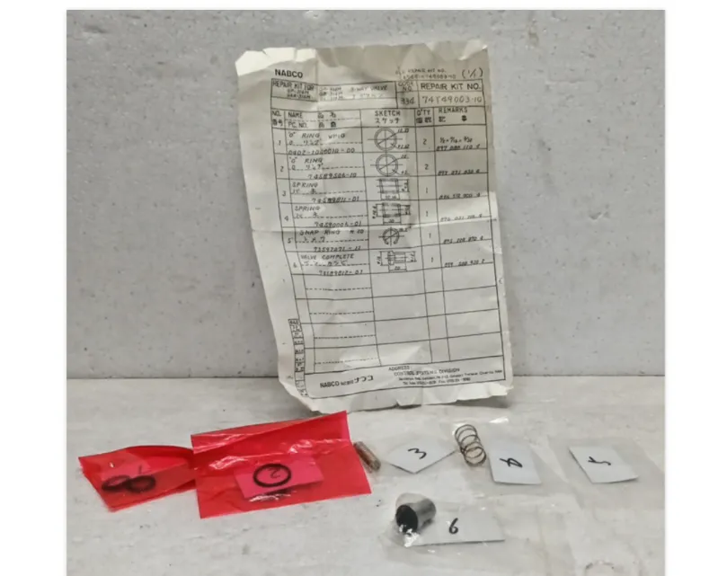 Nabco 74Y49003-10 Repair Kit Nabtesco Repair kit Nabco 74Y49003-10 Repair Kit