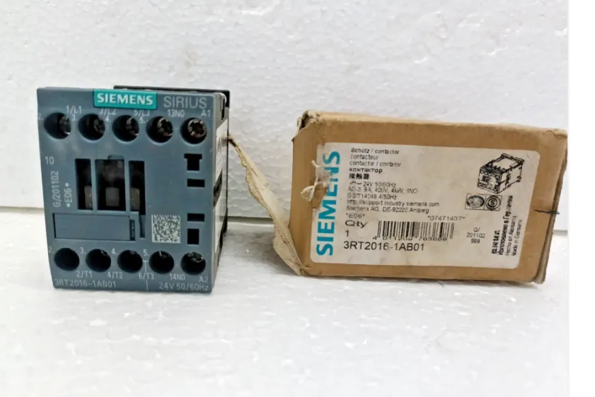 SIEMENS 3RT2016-1AB01 24 V Contactor 24 V 50/60 Hz SIEMENS 3RT2016-1AB01