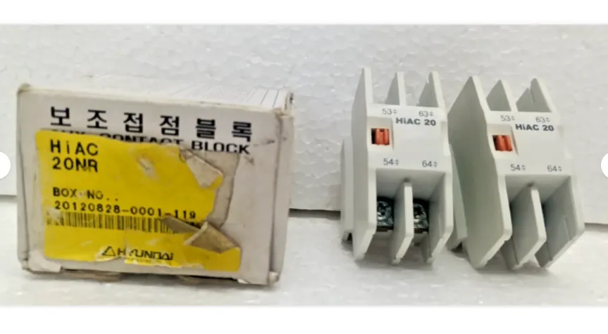 Hyundai Hi AC 20 Aux. Contact Block  Hyundai Hi AC 20 Aux. Contact Block 2 Pcs