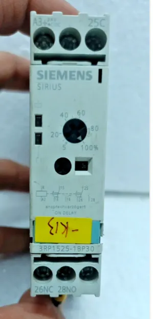 Siemens 3RP1525-1BP30 On Delay Timer Siemens Sirius 3RP1525-1BP30