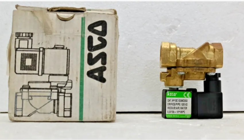 Asco E238C002 Orifice/Pipe : 12G 1/2 Mediup : Air, Water 0,3/10 b -10°C / 85°C