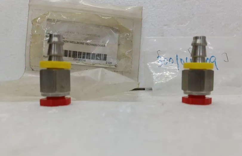 NOV 787924 Hydraulic Test Port Connector 316 SS Pressure Adapter For VSM300 2 Pcs
