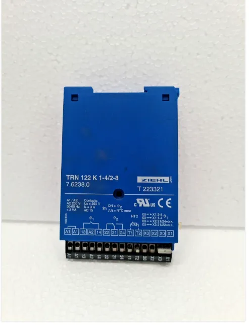 Ziehl T 223321 TRN 122 K 1-4/2-8 7.6238.0  230 V Thermistor Controller