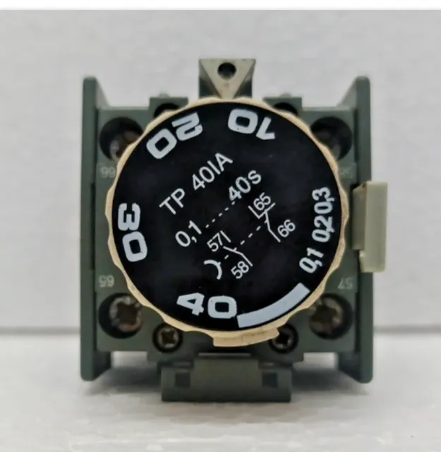 ABB TP 401A Adjustable Timer Relay 0.1-40 Seconds Industrial Control Unit