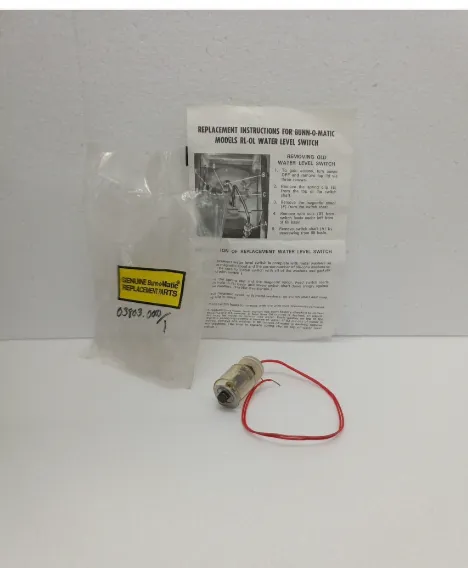 Bunn-o-matic 03803-0000 Liquid Level Switch Genuine IMO Gems