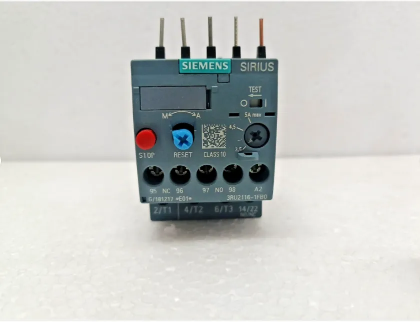 Siemens 3RU2116-1FB0 Sirius Thermal Overload Relay 3,5 - 5 A max