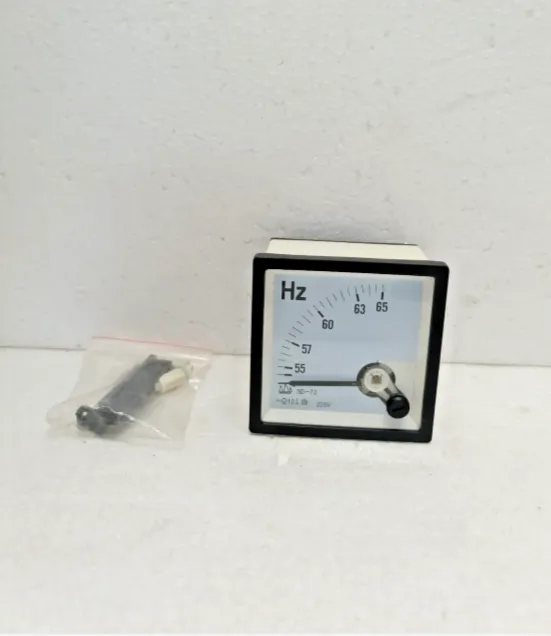 SD-72 Analog Frequency Meter 55-65Hz 220V AC Panel Mount Gauge Indicator