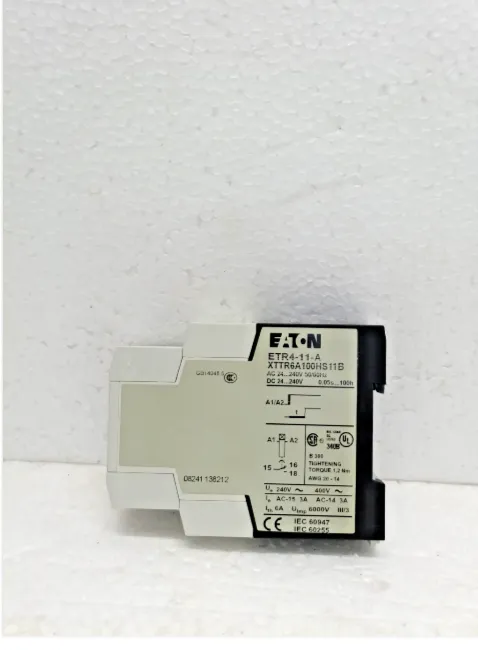 Eaton ETR 4-11-A  XTTR6A100HS11B  Electronic Timing Relay AC 24.....240 V