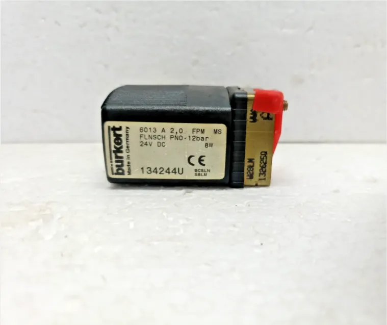 Burkert 6013 A 2,0 FPM  MS FLNSCH  PN 0-12 bar  Valve  24 VDC Burkert  134244U