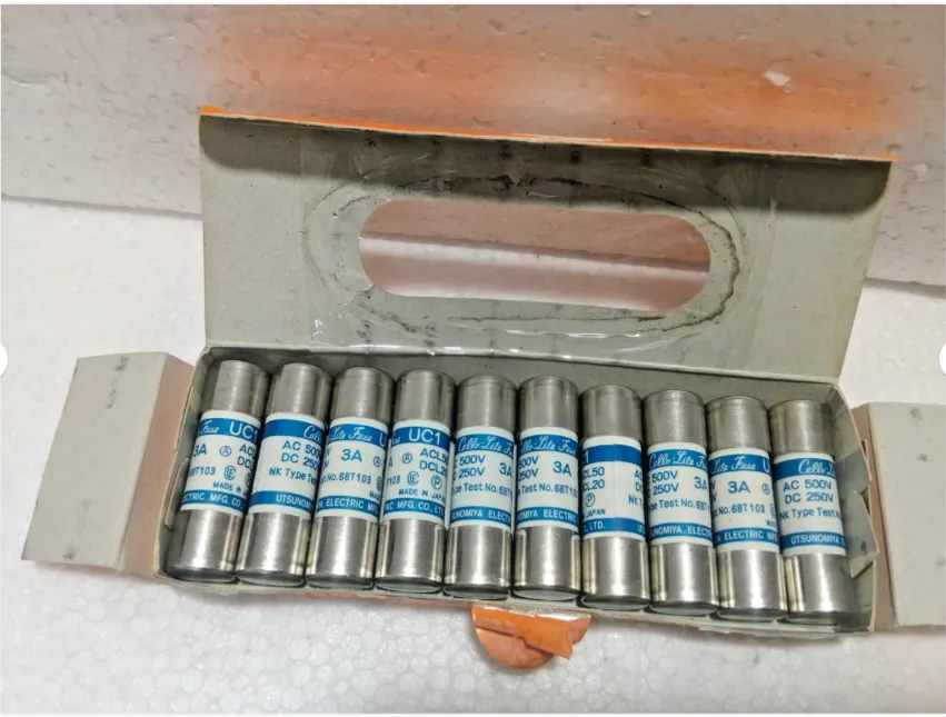 CELLO-LITE UC1  3 Amp Fuse 500VAC 250VDC Utsunomiya Electric 10 Pc
