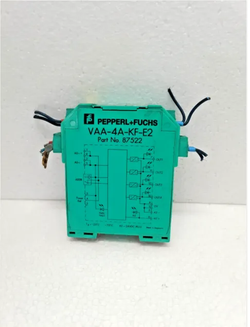 Pepperl+Fuchs VAA-4A-KF-E2 Part No.  87522 Interface Module Checked & Tested