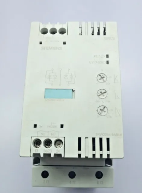 SIEMENS SIRIUS 3RW3044-1AB14 Soft Starter Size S3 63A 30kW 40HP 400V 3