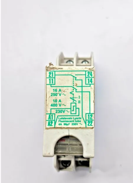 ESMI NR-8255 Impulse Relay 230VAC 16A 2NO/NC DIN Rail Schneider Elelectric