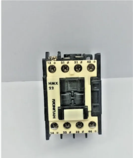 Hyundai HMX22 Control Relay 20A 200-220V 50/60Hz Auxiliary Contactor HMX 22