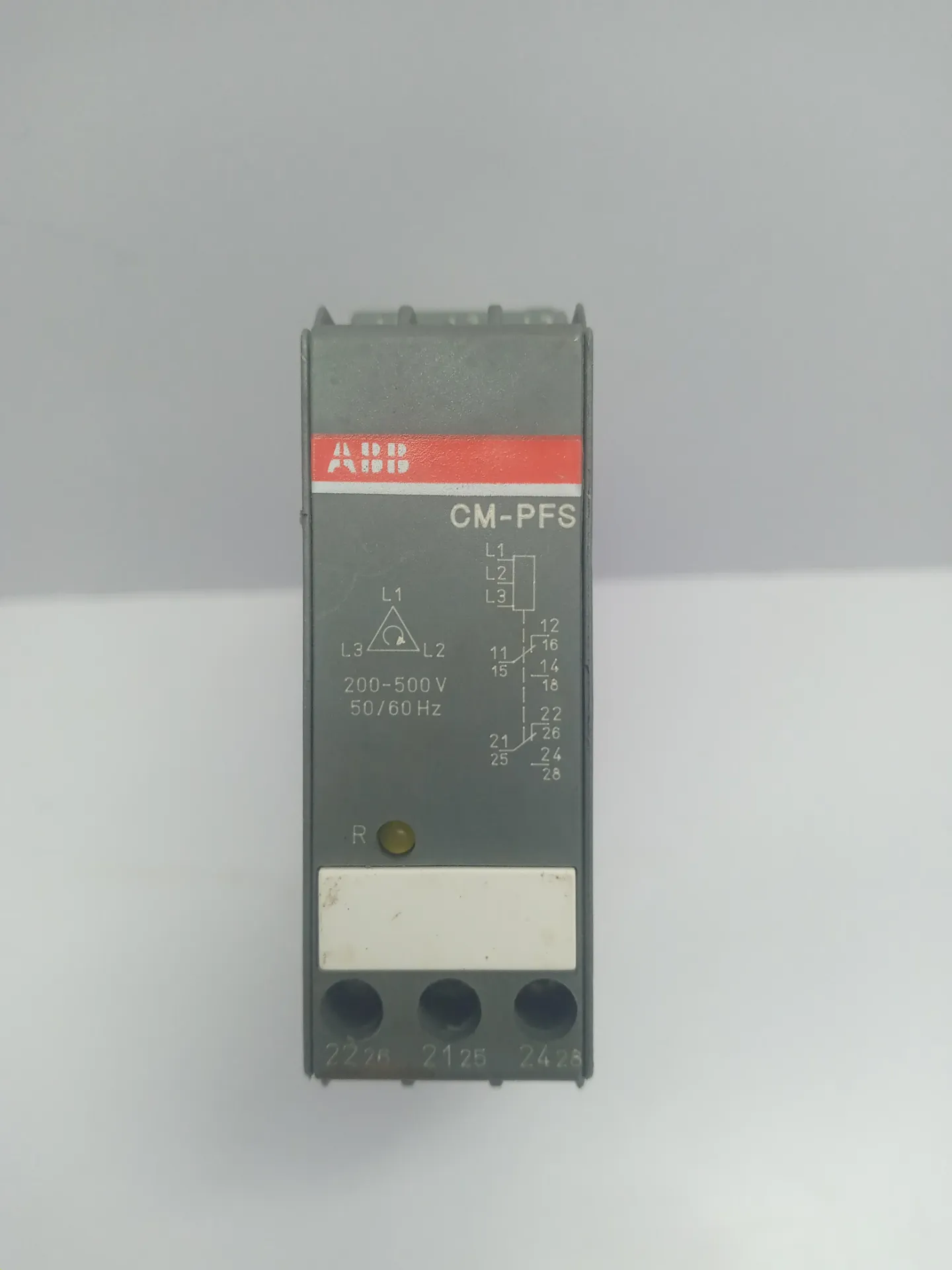 ABB CM-PFS 1SVR430824R9300 Phase Sequence Monitoring Relay  3-Phase 200-500VAC