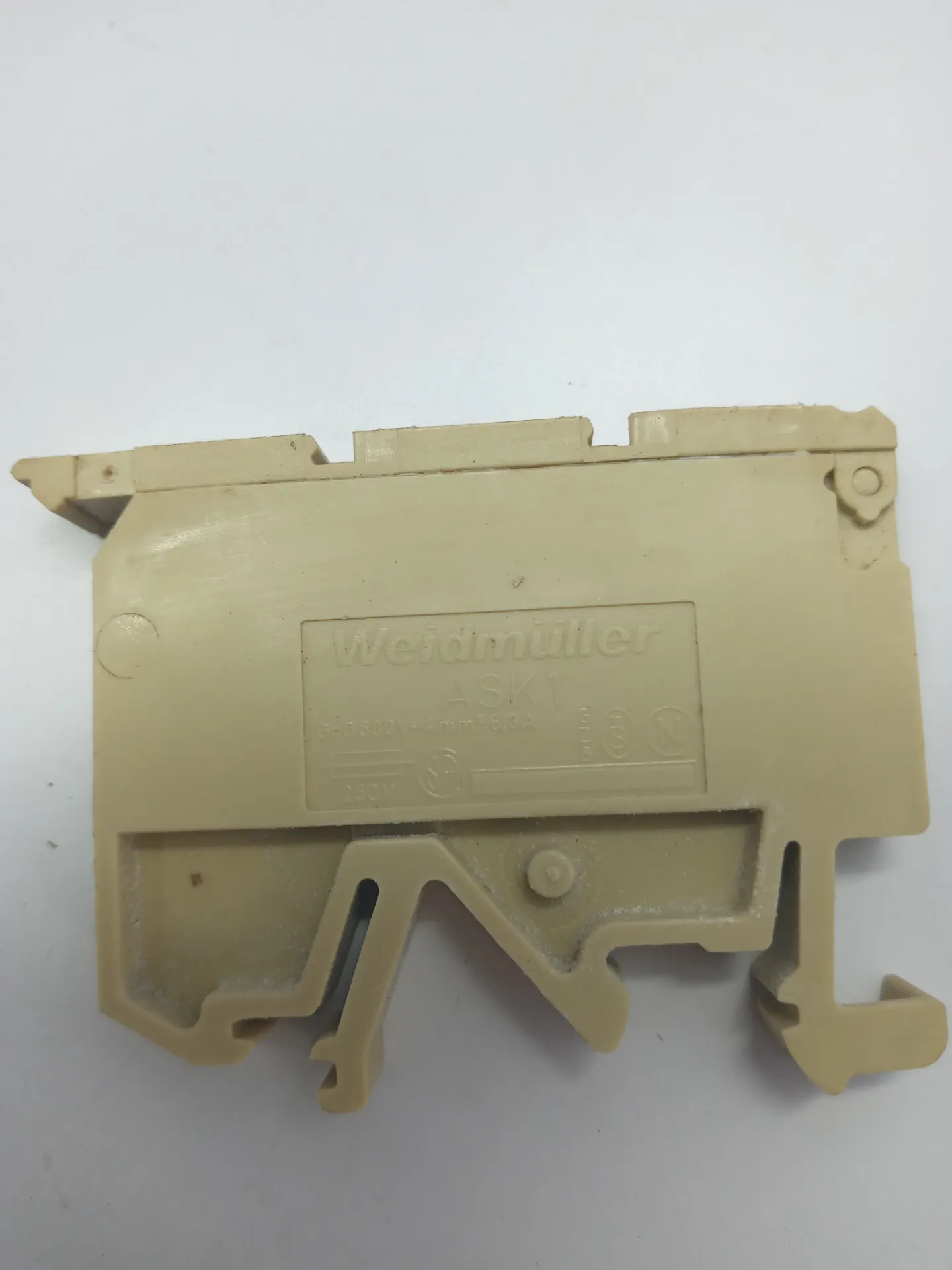 Weidmuller ASK1 Fuse Terminal Block ASK 1/EN 5x20mm Lot of 10 Pcs