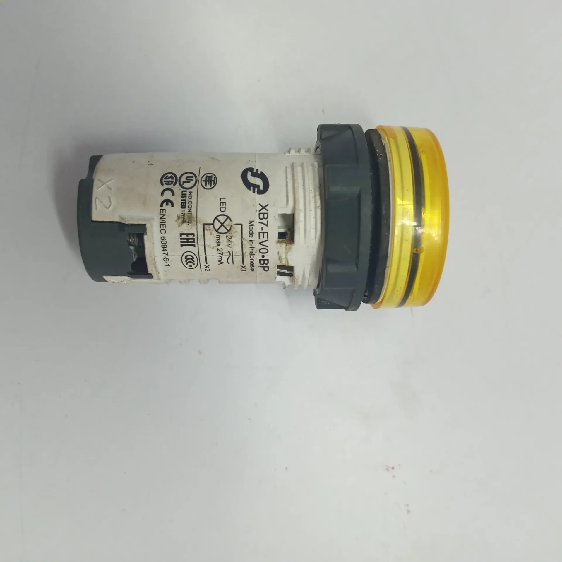 Schneider Electric XB7-EV0.BP LED Pilot Light Indicator 22mm 24V AC/DC