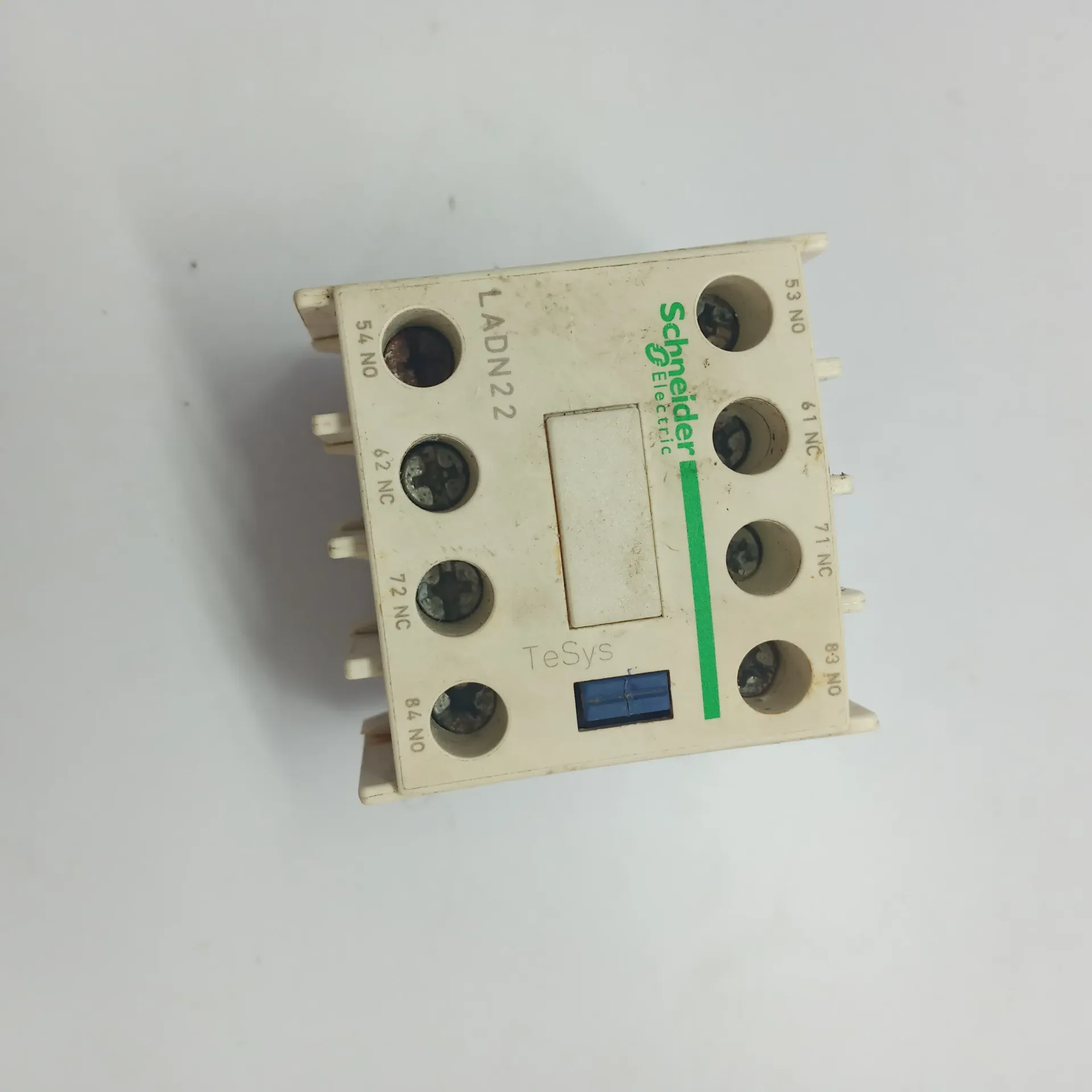 Schneider Electric LADN22 TeSys Deca Auxiliary Contact Block 2NO+2NC Front