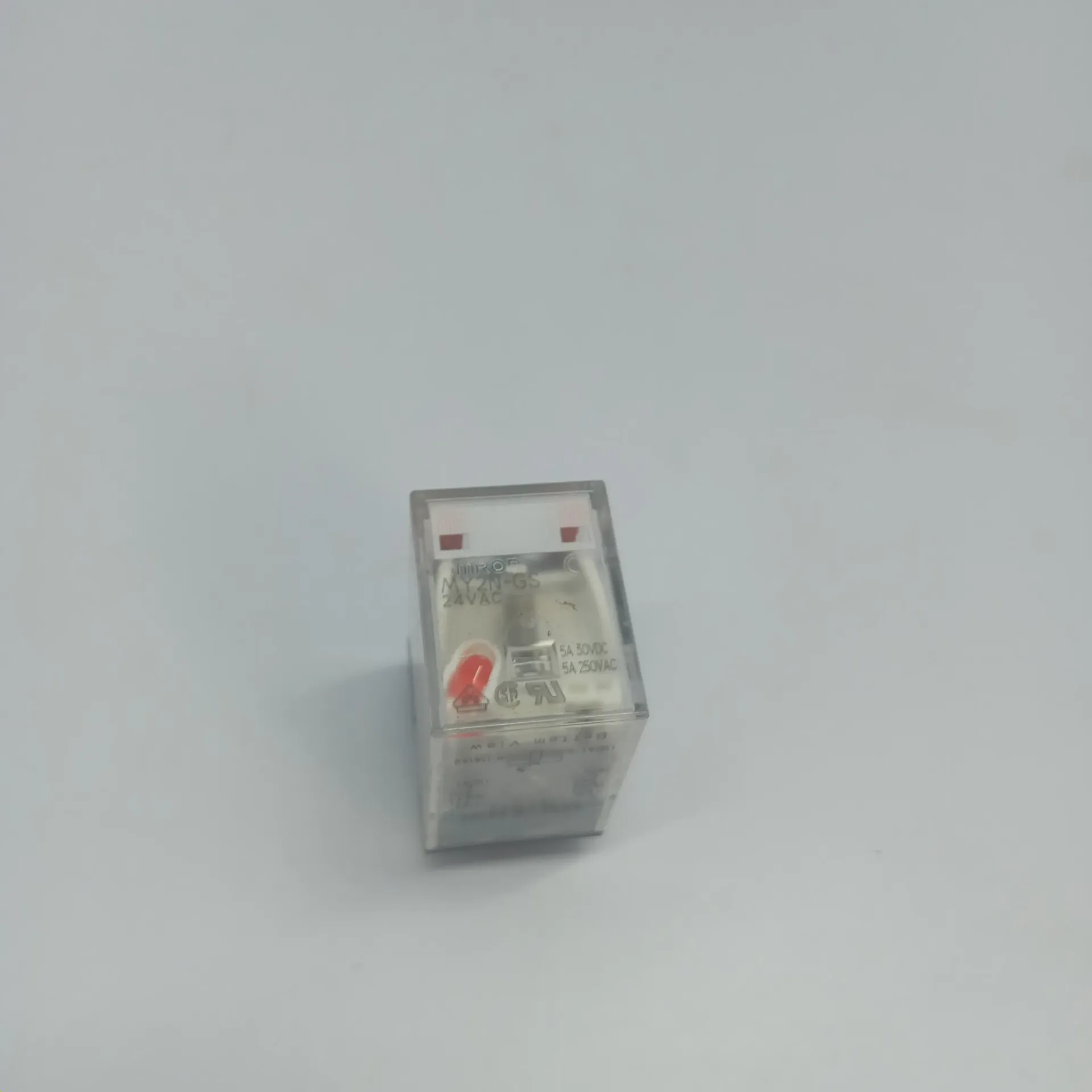 Omron MY2N-GS 24VAC General Purpose Relay 8-Pin DPDT 5A Plug-In LED Indicator