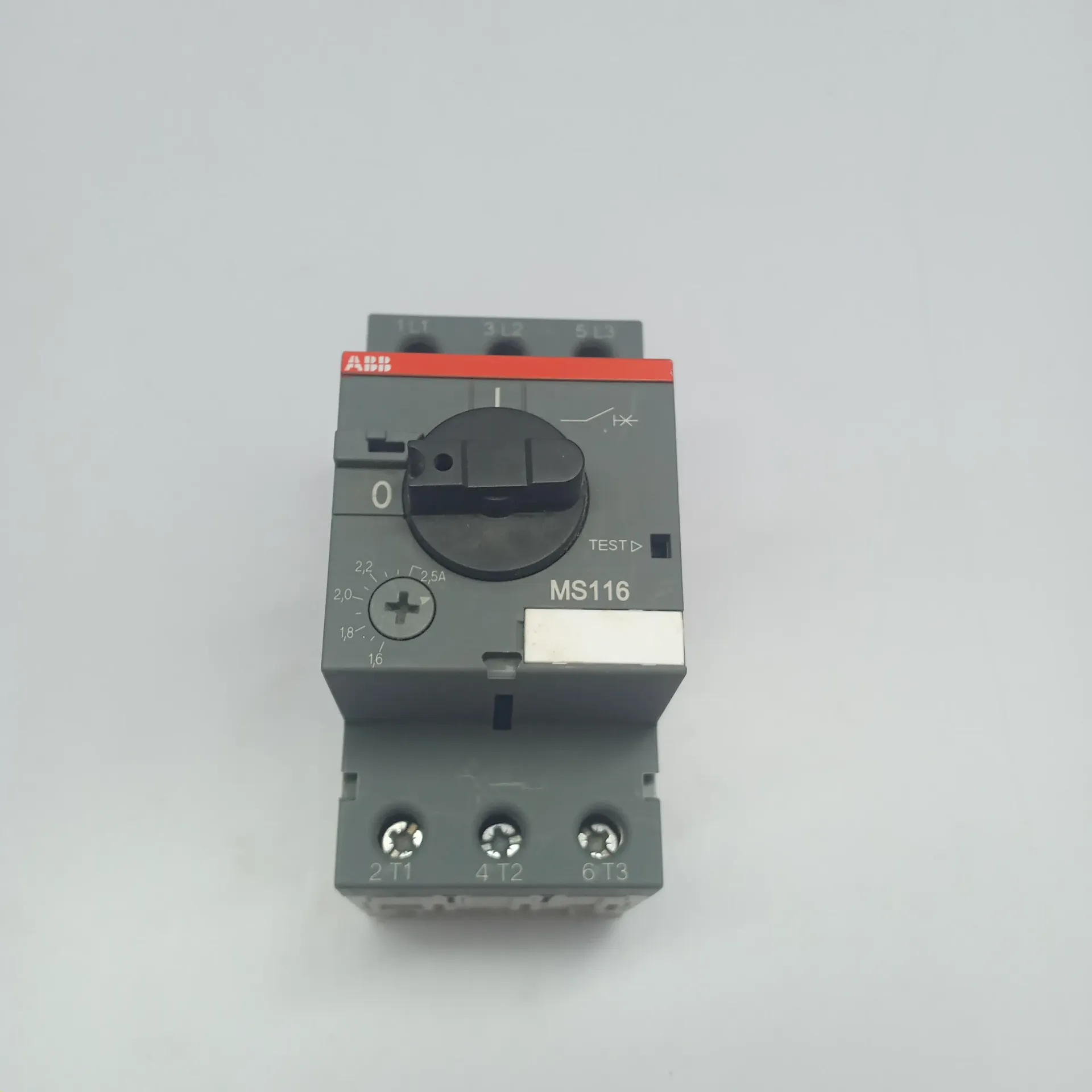 ABB 1SAM250000R1007 MS116-2.5 Manual Motor Starter 1.6-2.5A Circuit Breaker
