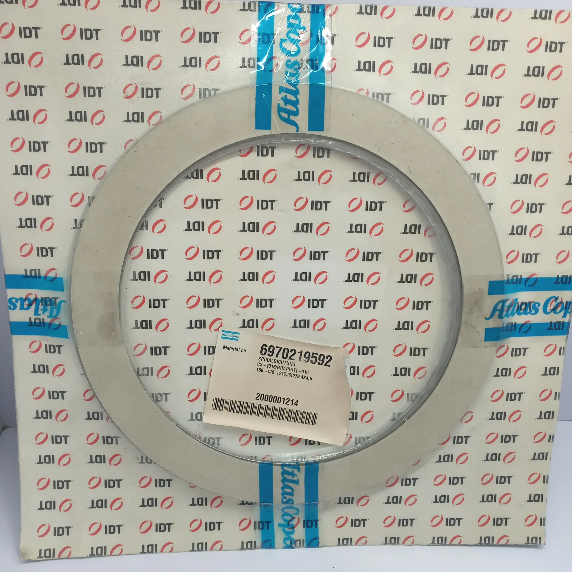 ATLAS COPCO SPIRAL WOUND GASKET 6970219592