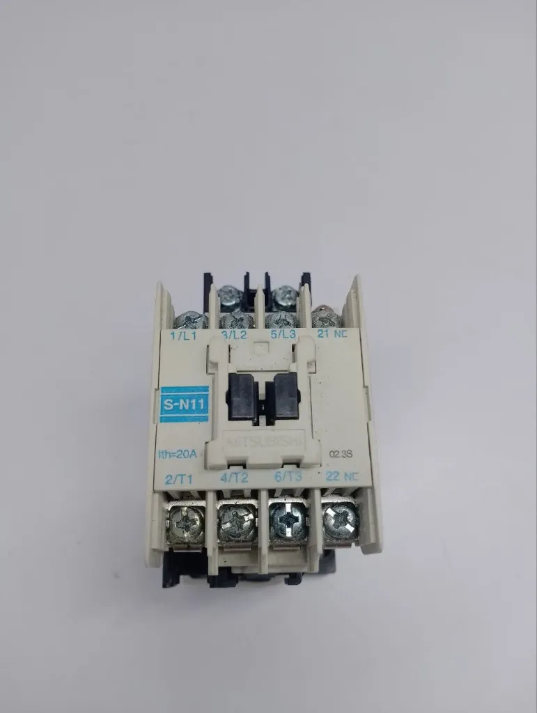 Mitsubishi S-N11 Magnetic Contactor 3 Pole 20A Motor Starter Switch Tested