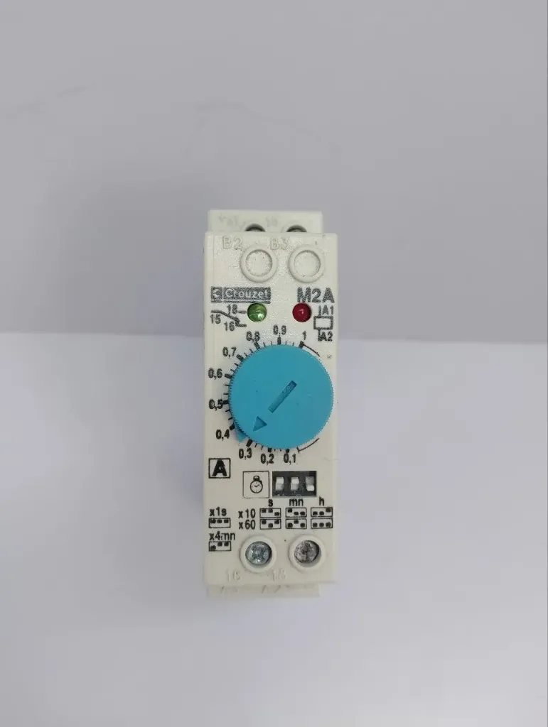 Crouzet M2A Time Delay Relay 88 881 104 220-240VAC 50/60Hz 0.05s-60h IP40