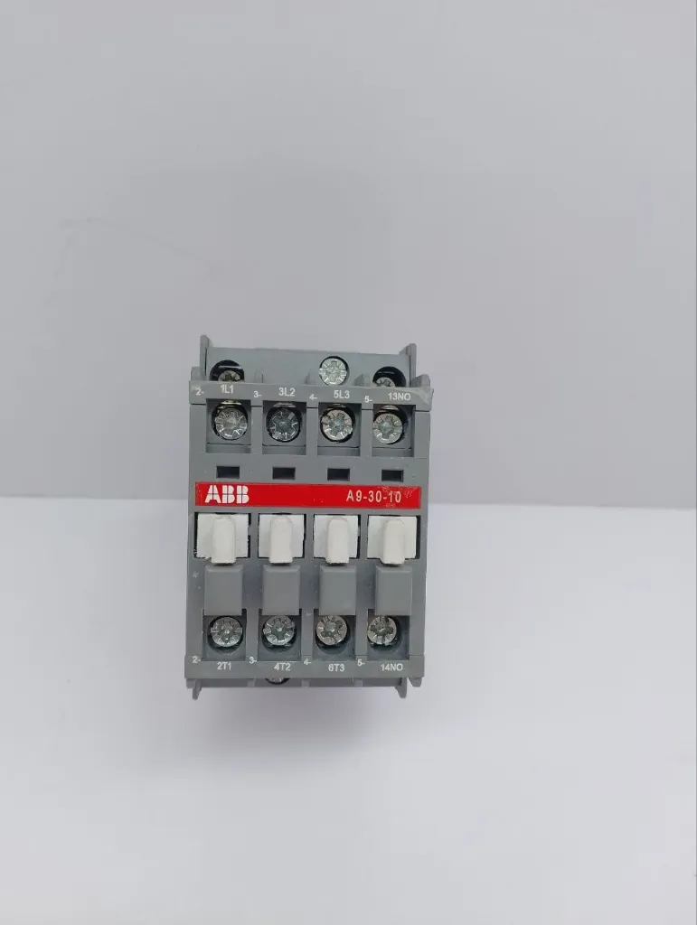 ABB A9-30-10 3-Pole Magnetic Contactor 9A AC-3 3NO 1NO Auxiliary