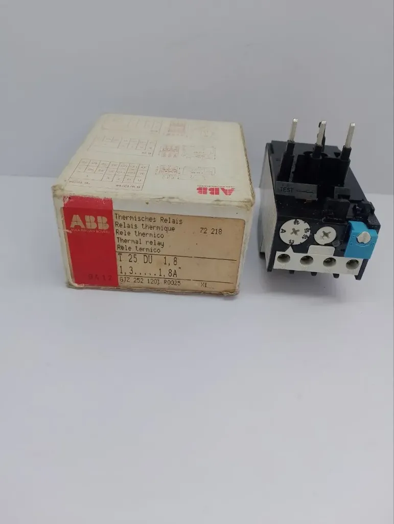 ABB T25 DU Thermal Overload Relay 13-19A 3-Pole Motor Protection Relay T25DU