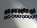 206-6096 Cable Gland Black PG9 IP68 10 Pcs  Made in Germany 7 Packets in lot