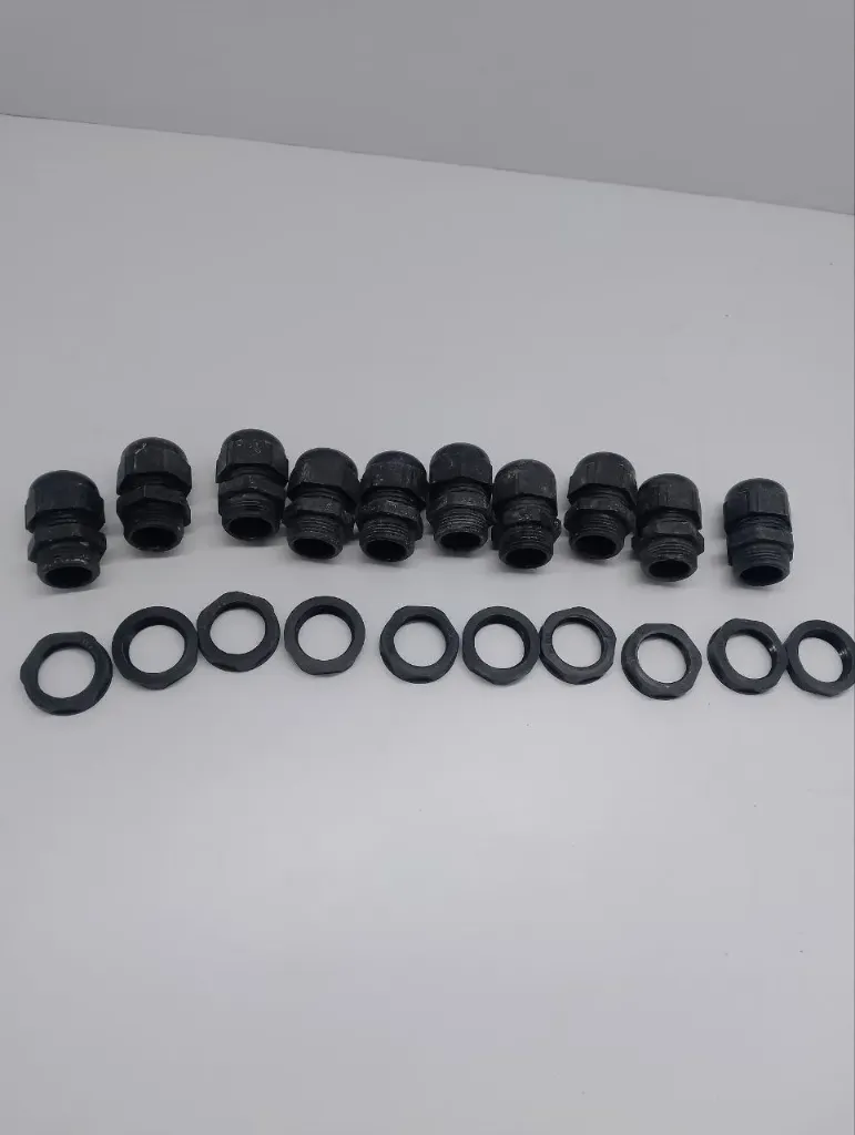 206-6119 Cable Gland Black PG13.5 IP68 10 Expedite Shipping 7 Package Lot